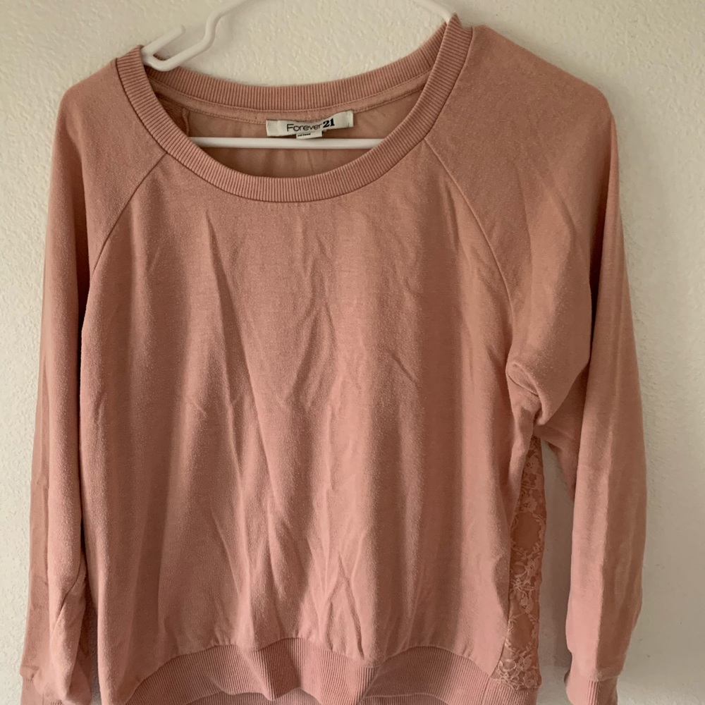 Forever 21 blush long sleeve
